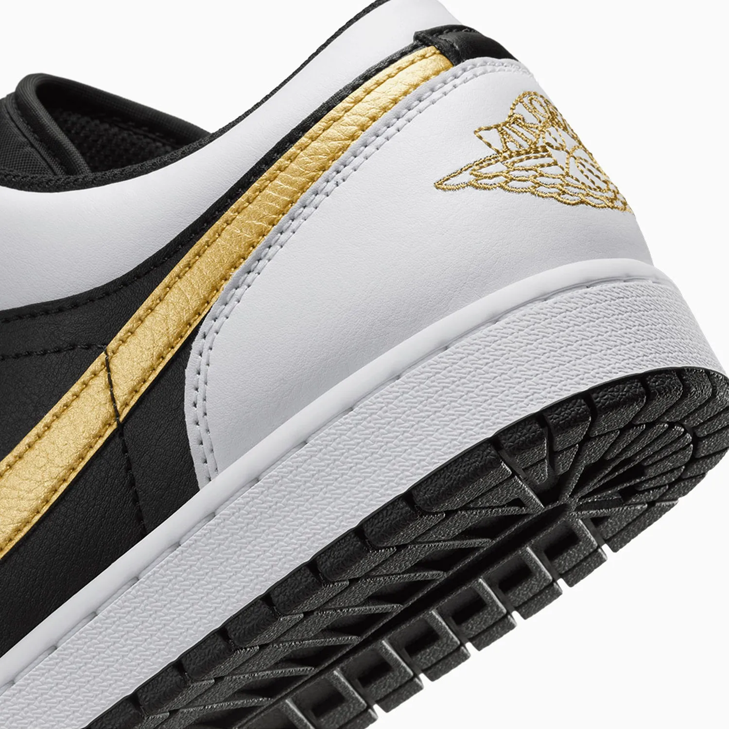 Men's Air Jordan 1 Low "Gold Swoosh"