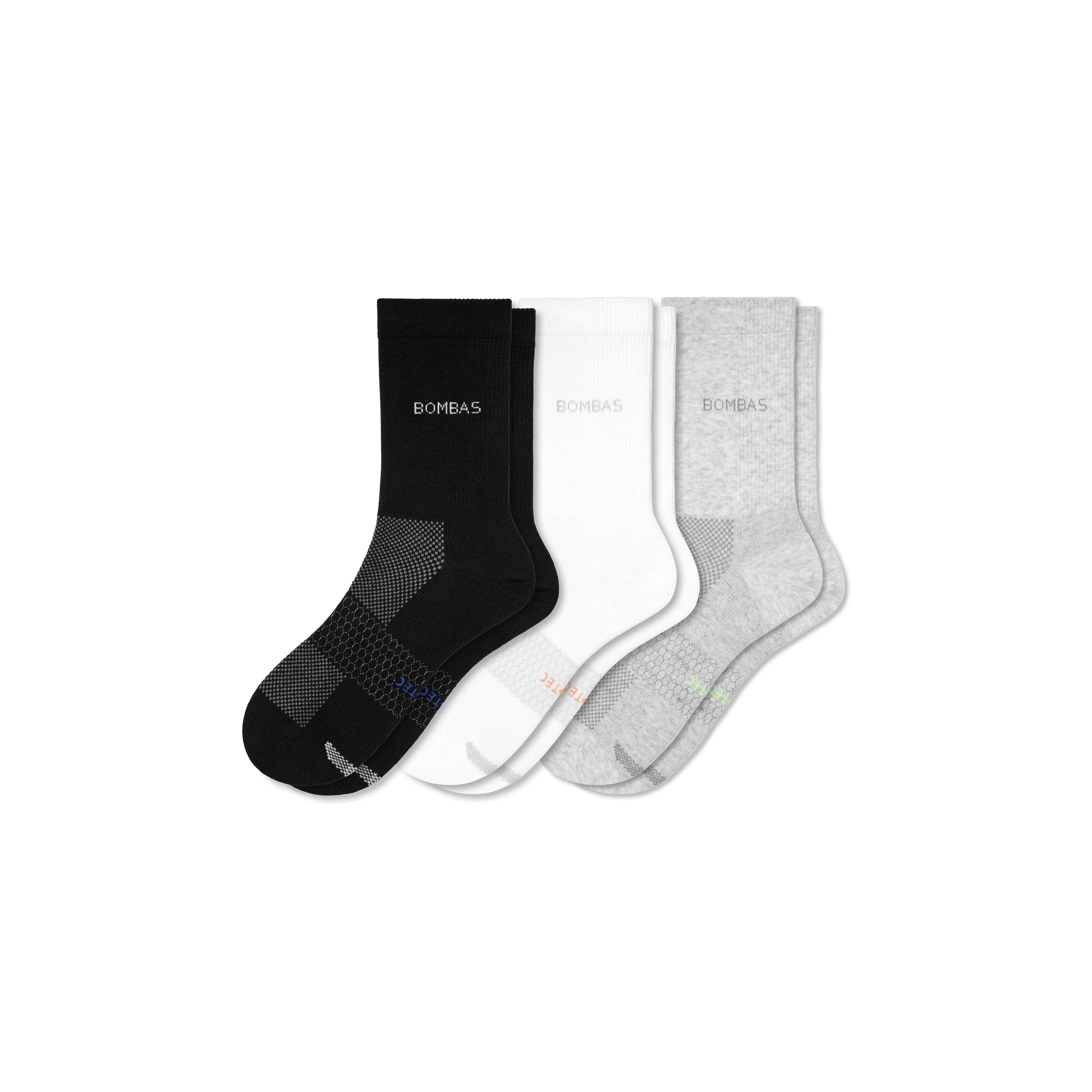 Men's Lightweight Athletic Half Calf Sock 3-Pack