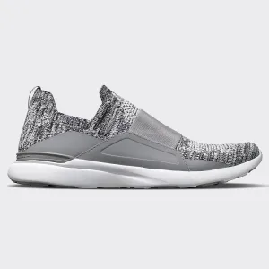 Men's TechLoom Bliss Heather Grey / White / White