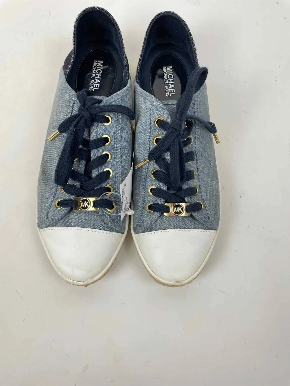 Michael Kors Women Size 9 Blue/White Sneakers