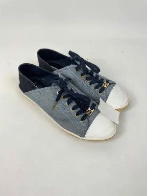 Michael Kors Women Size 9 Blue/White Sneakers