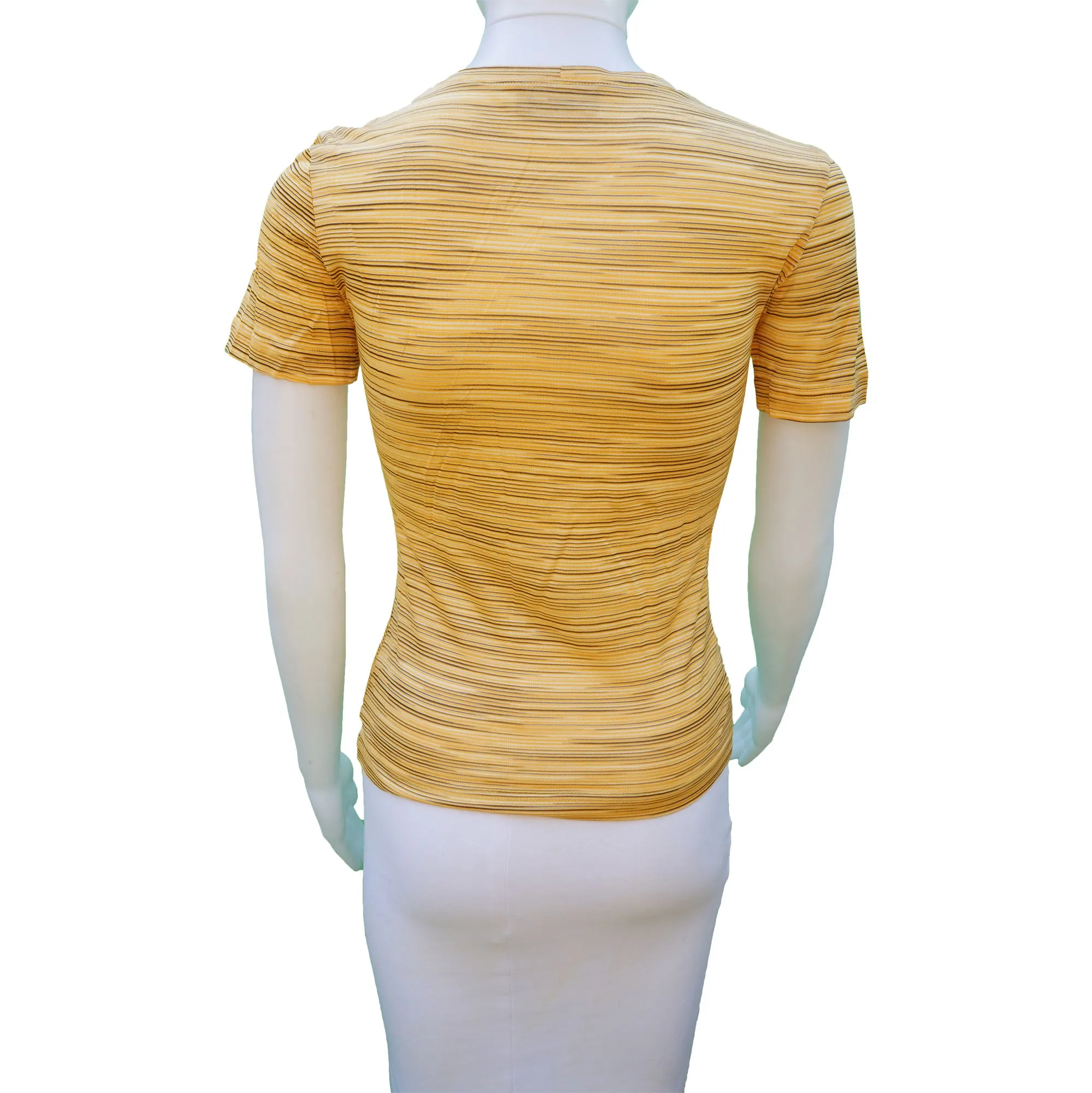 Missoni Sport Yellow Stripe Top