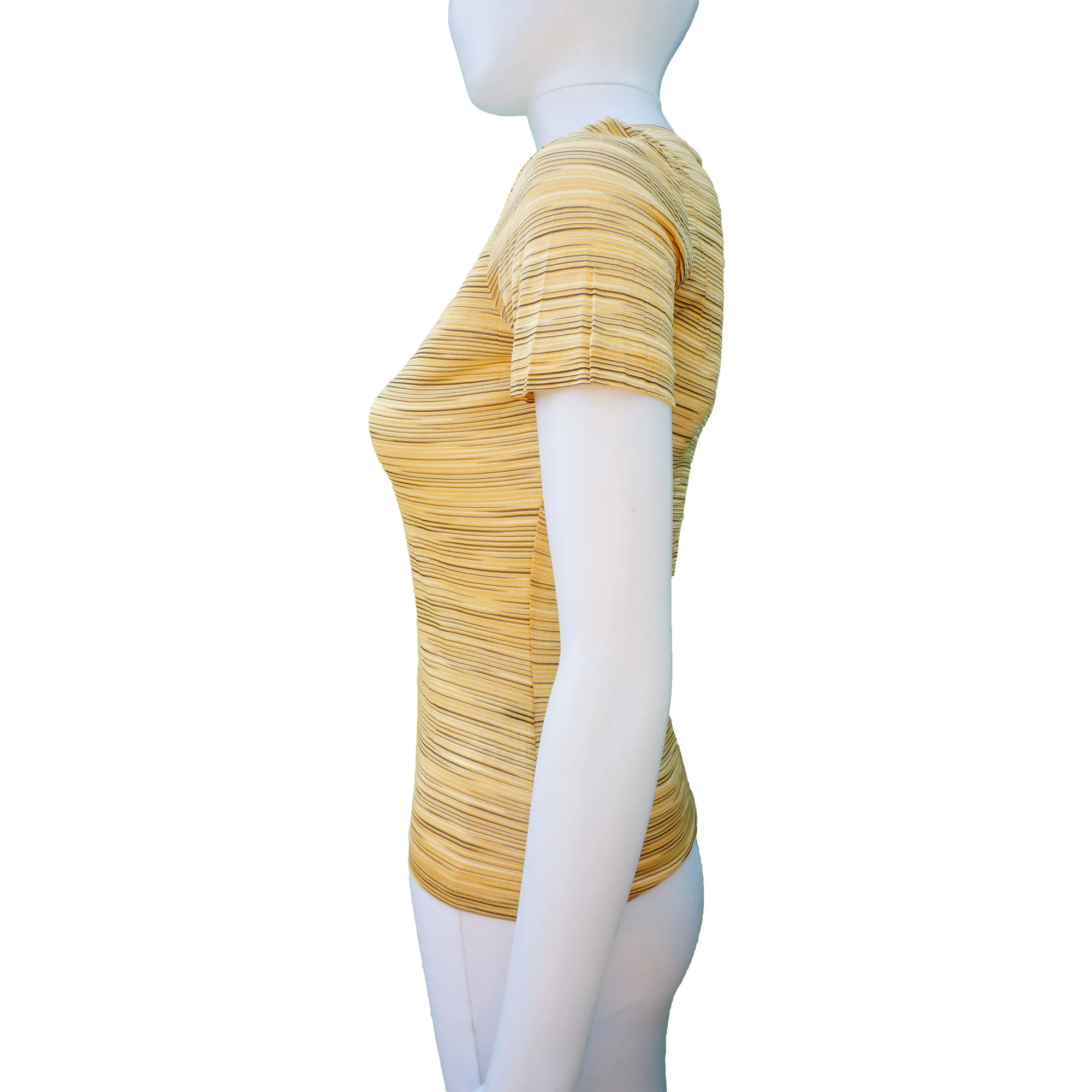 Missoni Sport Yellow Stripe Top