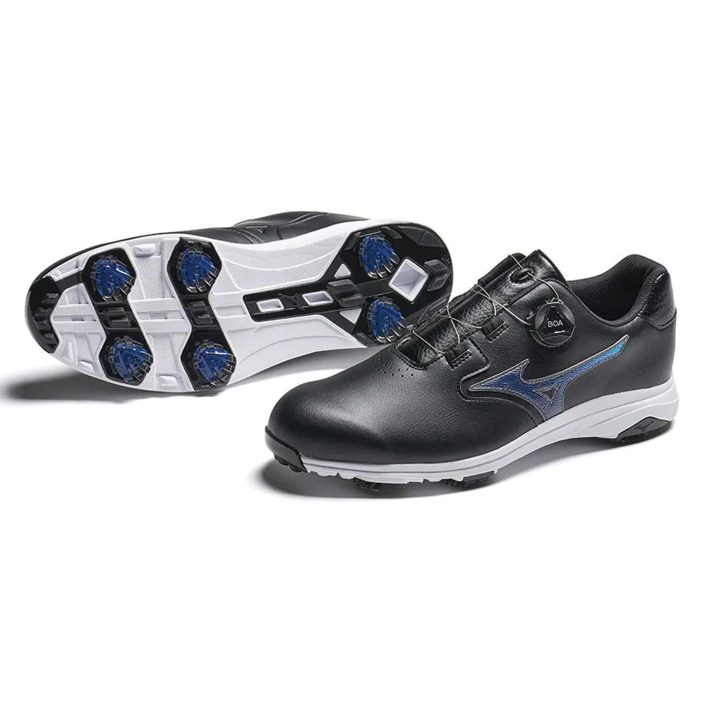 Mizuno Nexlite GS BOA Waterproof Spiked Shoes - Black/Blue