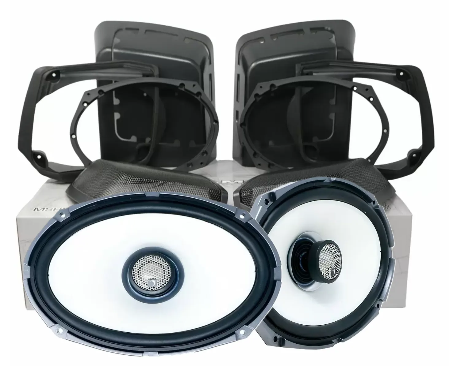 MSHXM692LK13 - 1998-2013 Harley Davidson Cut-in Lid Kit with HXM69F2 (2Ω) Speakers