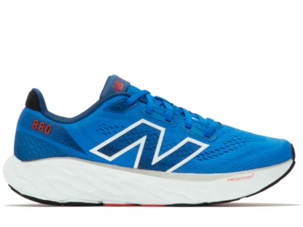 New Balance Fresh Foam X 880v14 Mens Running Shoe (Blue Oasis/True Red)