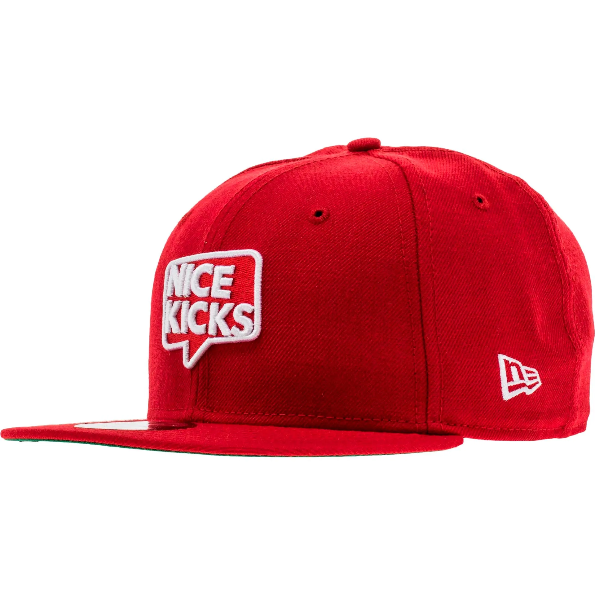 New Era X Nice Kicks 9Fifty Snapback Hat - Scarlett/White