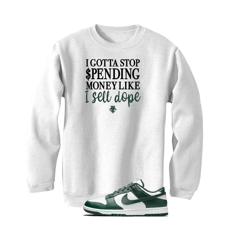 Nike Dunk Low Michigan State White T-Shirt (STOP SPENDING MONEY)