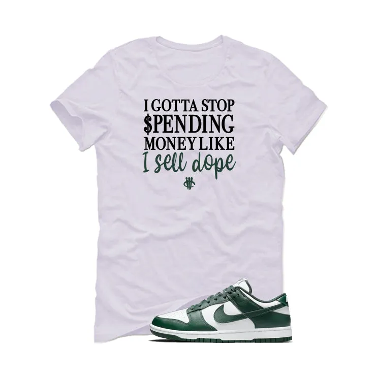 Nike Dunk Low Michigan State White T-Shirt (STOP SPENDING MONEY)