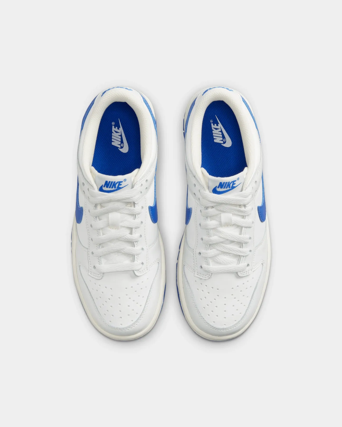 Nike Kids' Dunk Low "White Royal" (GS) Summit White/Hyper Royal