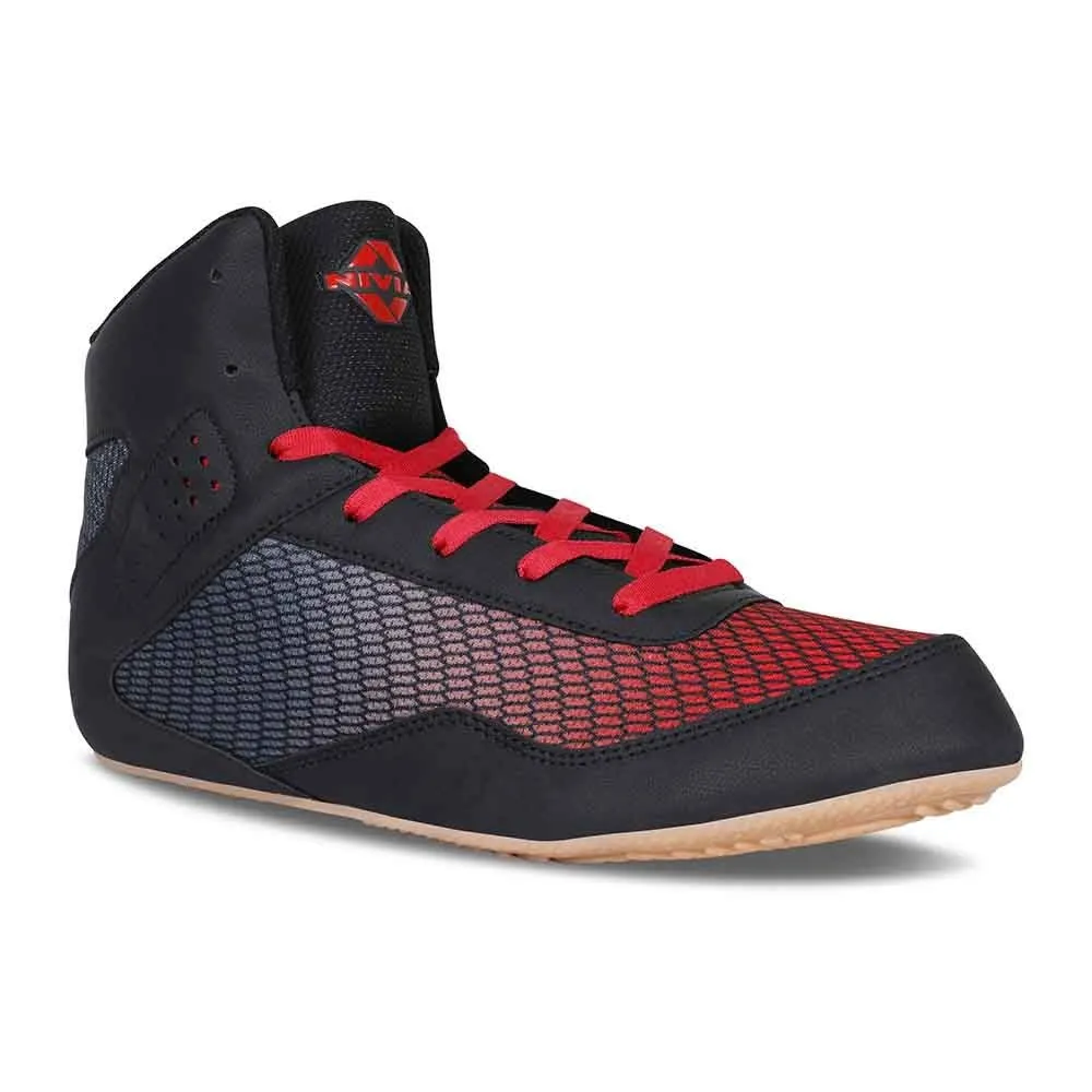 Nivia New Wrestling-I Shoes Red