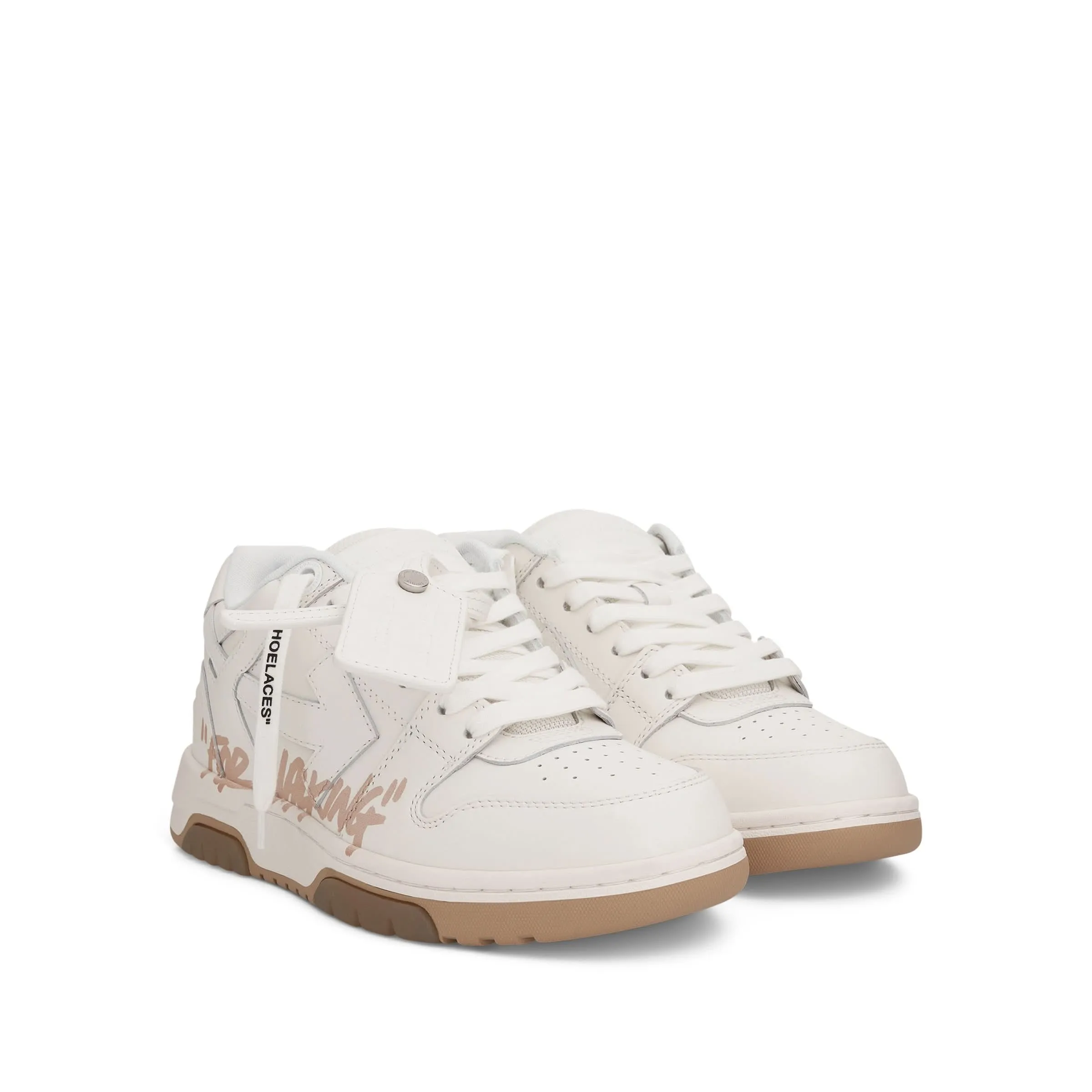 Out Of Office 'For Walking' Sneaker in White/Sand