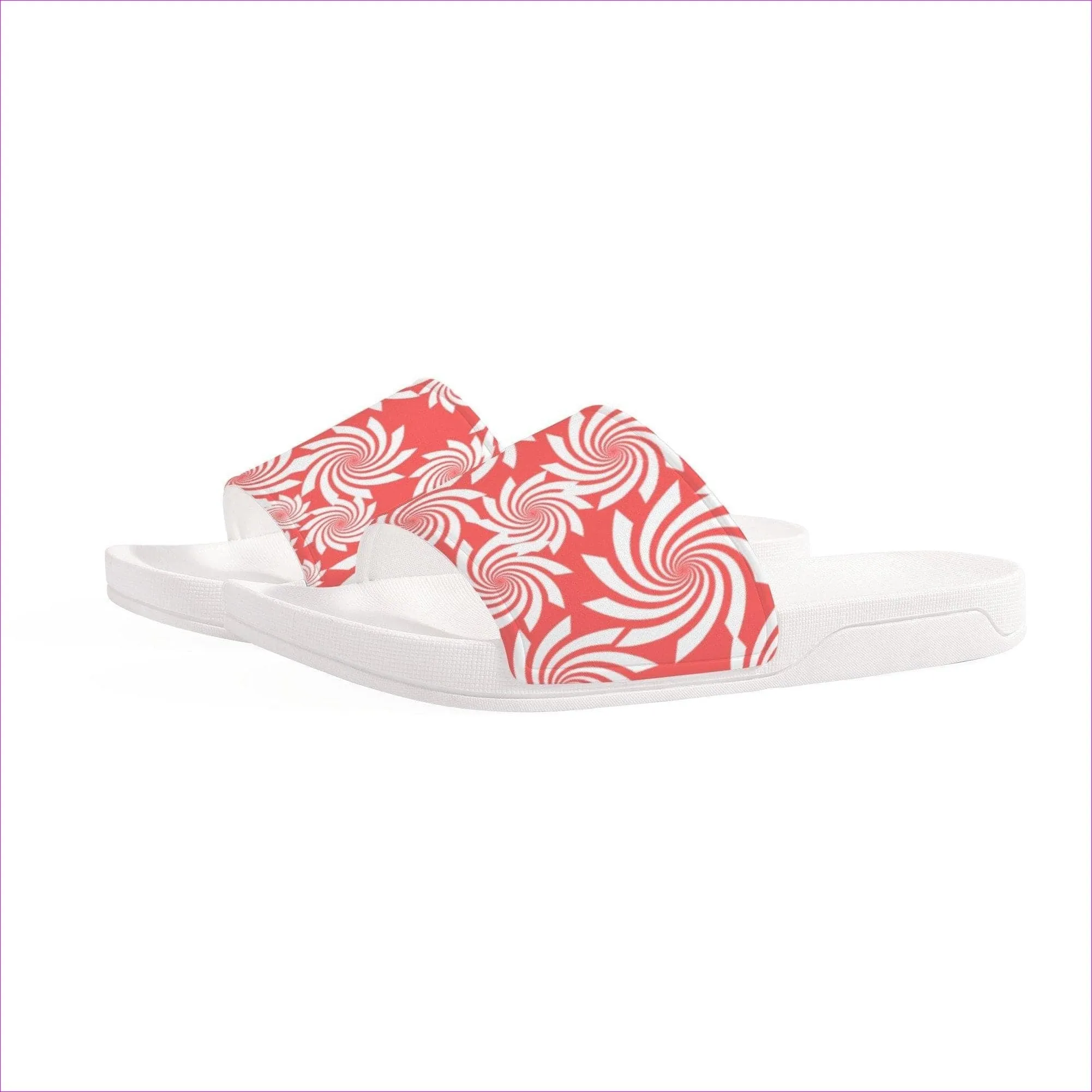 Pastel Candy Slide Sandals - White