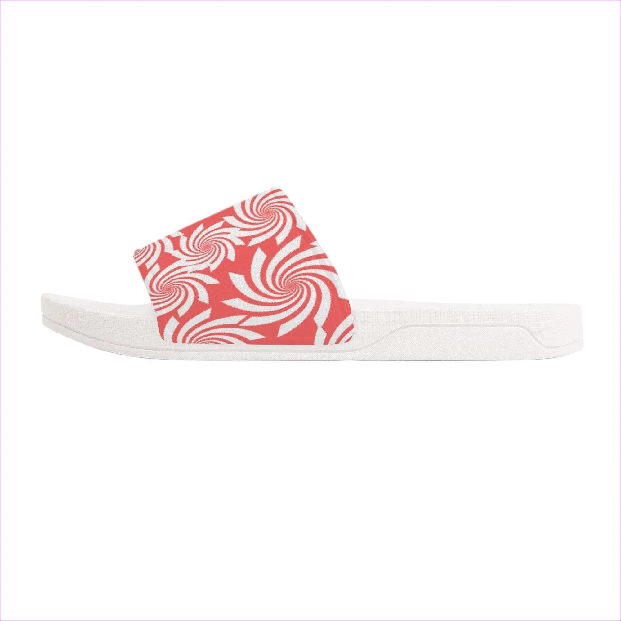 Pastel Candy Slide Sandals - White