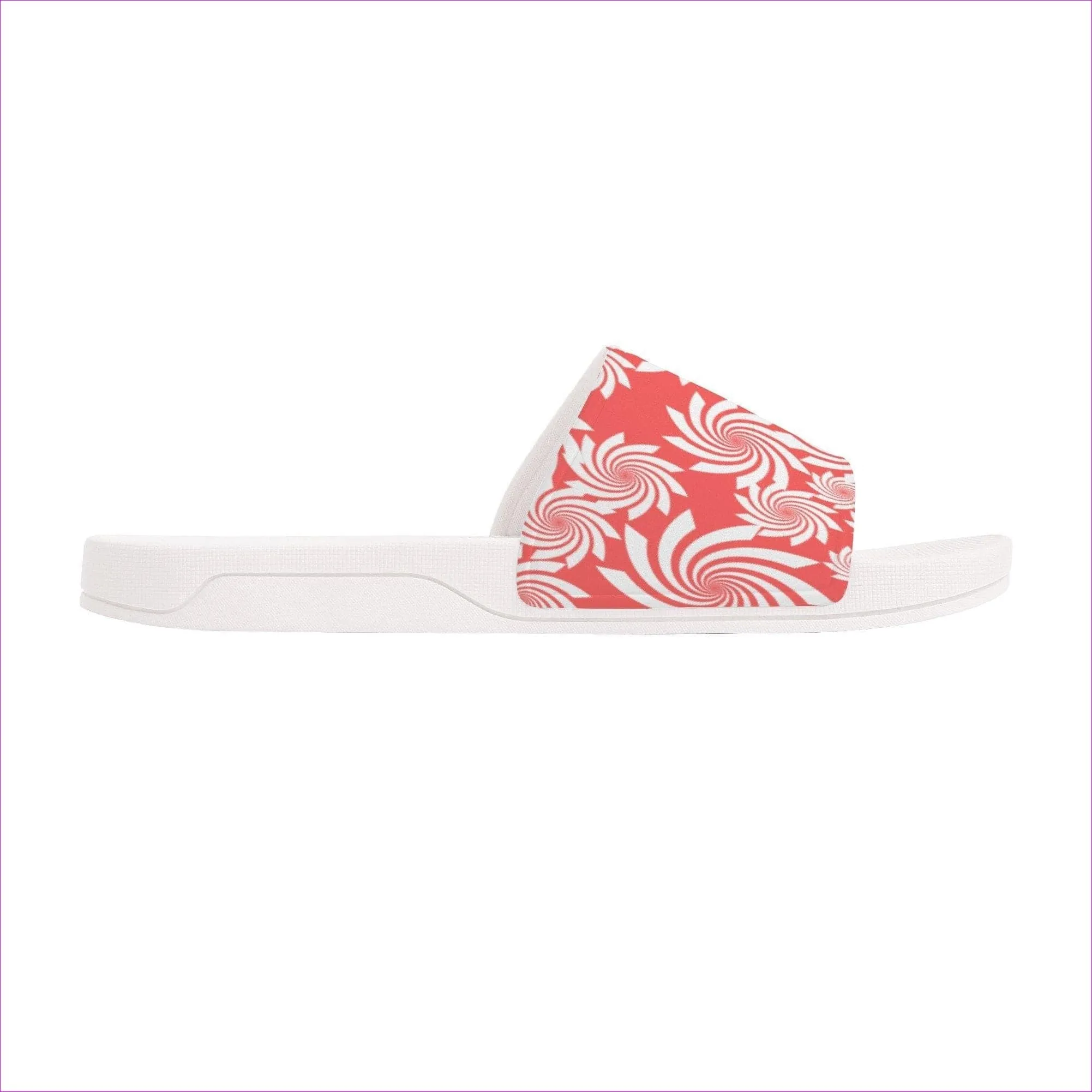 Pastel Candy Slide Sandals - White