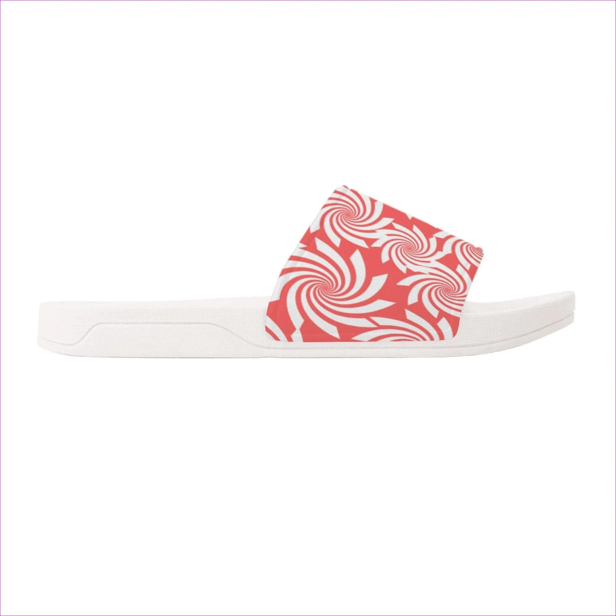 Pastel Candy Slide Sandals - White