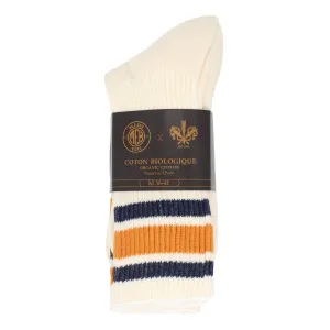 Pedemeia Organic Cotton Vintage Sport Socks - 3 Pack unisex