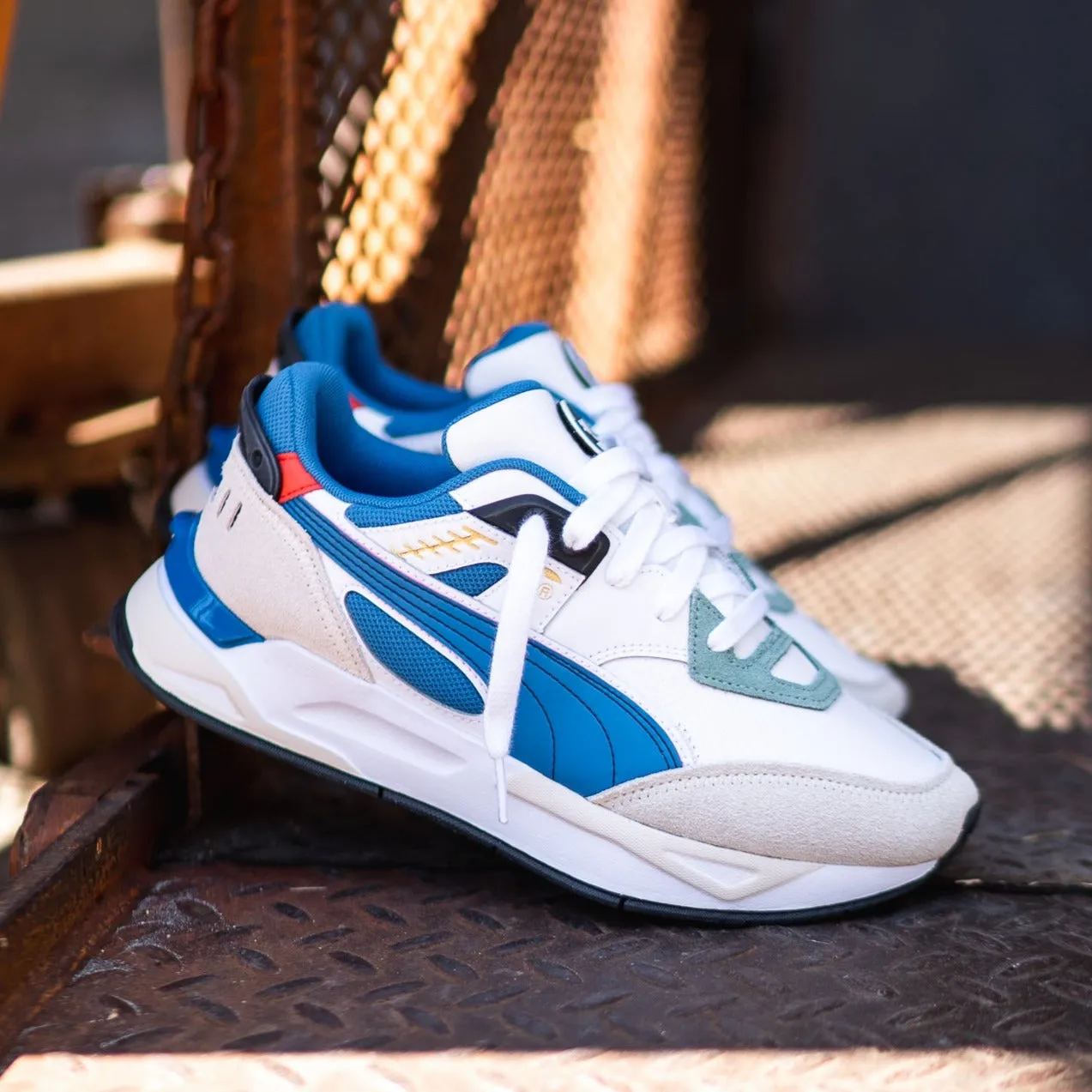 Puma Mirage Sport Go For (Puma White/Mineral Blue)