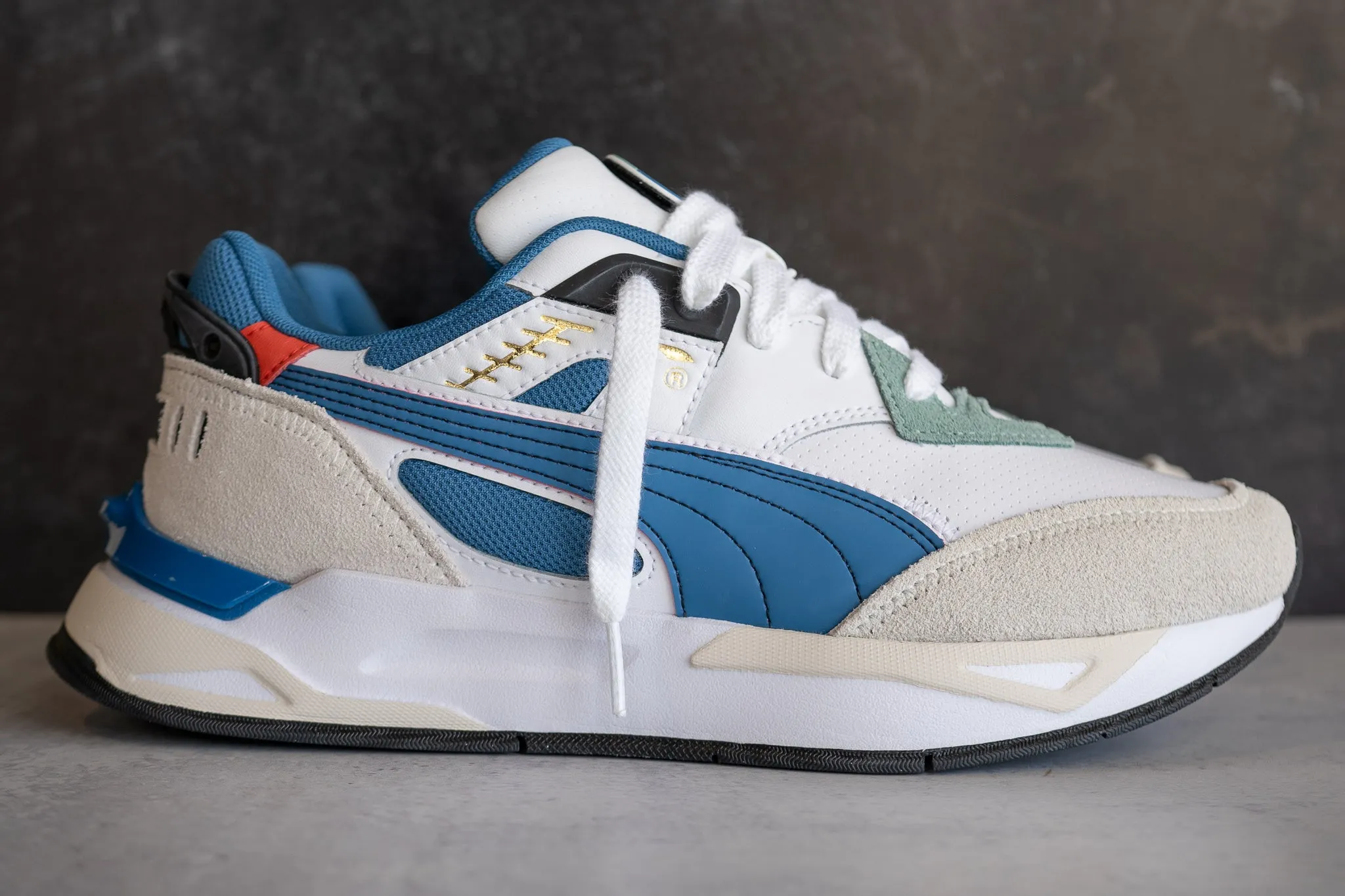 Puma Mirage Sport Go For (Puma White/Mineral Blue)