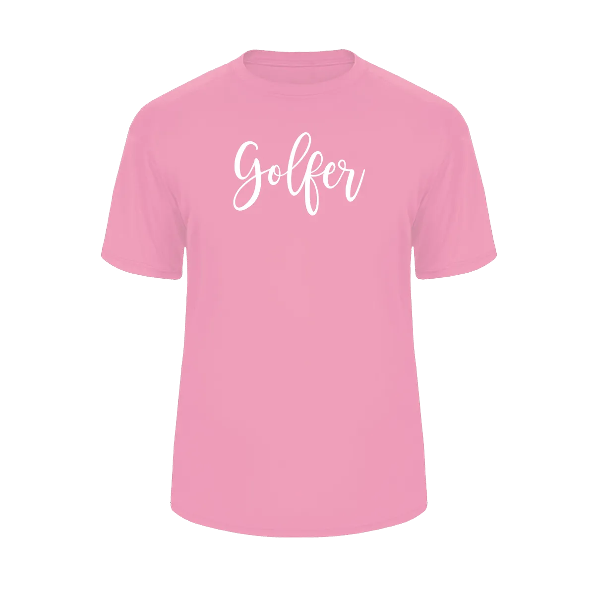 "Golfer" Performance Tee (Pink)