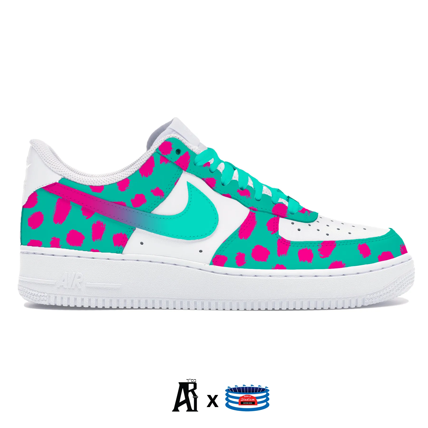 "Mint Canvas" Nike Air Force 1 Low Shoes