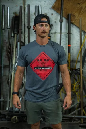 "The Weak are Prohibited" Metroflex Gym T-shirt