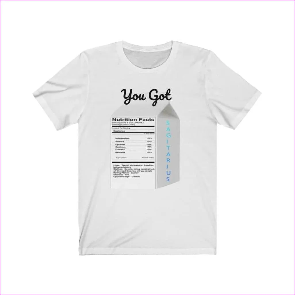 "Zodiac Serenity: You Got Sagitarius Unisex Jersey Short Sleeve Tee