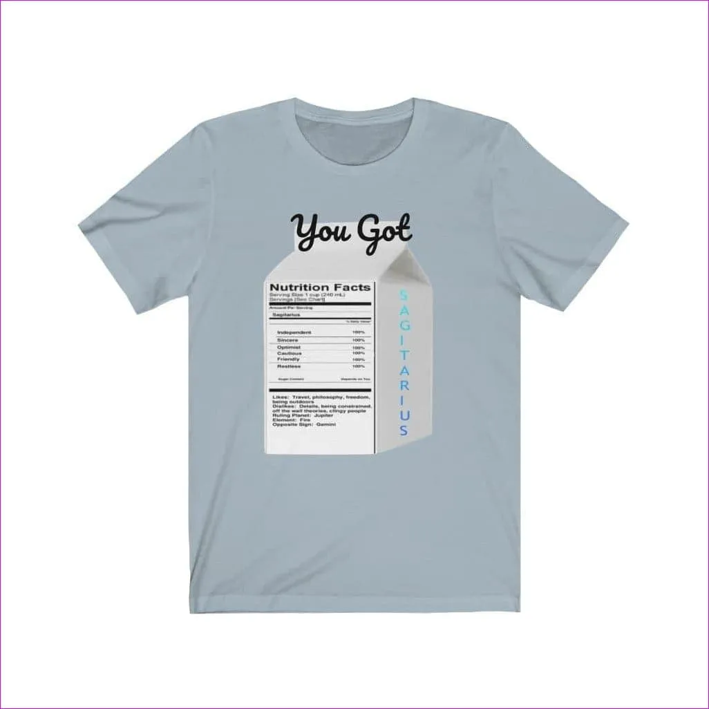 "Zodiac Serenity: You Got Sagitarius Unisex Jersey Short Sleeve Tee