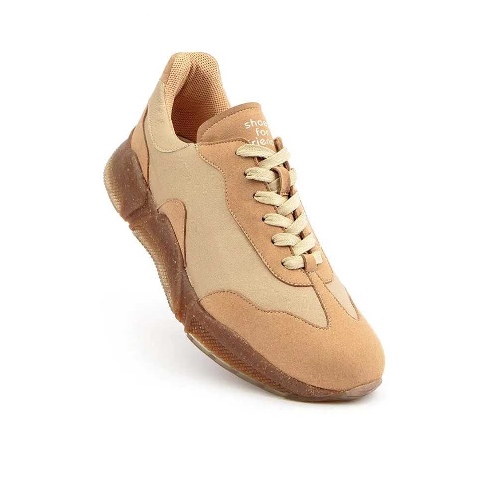 RC Unisex Apple Leather Vegan Sneakers | Beige