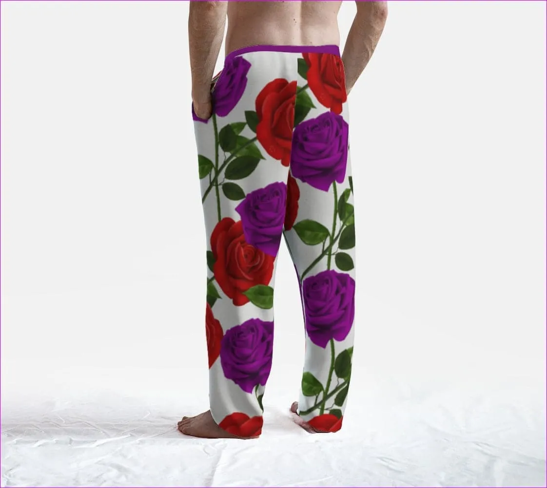 Red Rose Purp Women's Lounge Pants