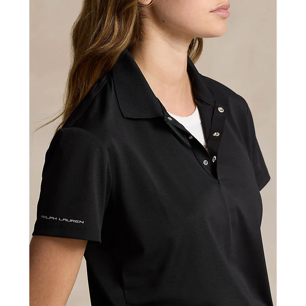 RLX Ralph Lauren Women's Tour Performance Golf Shirt - Polo Black