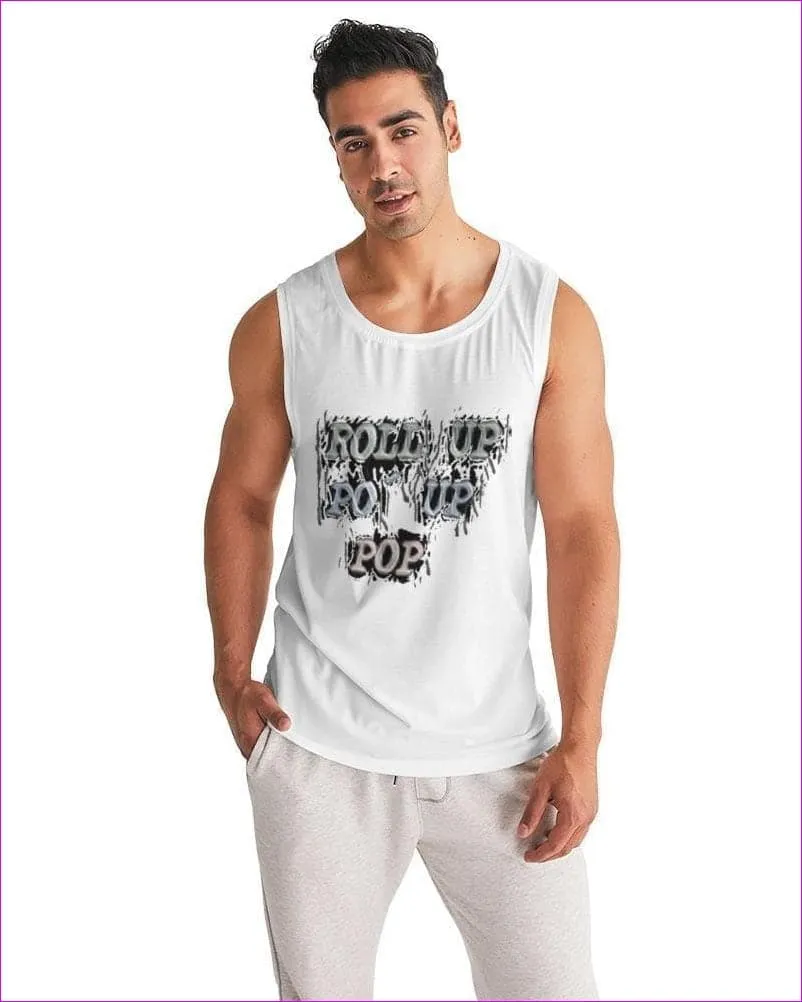 Roll Up Po' Up Pop News Edition Men's Sport Tank