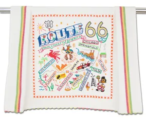 ROUTE 66 DISH TOWEL BY CATSTUDIO