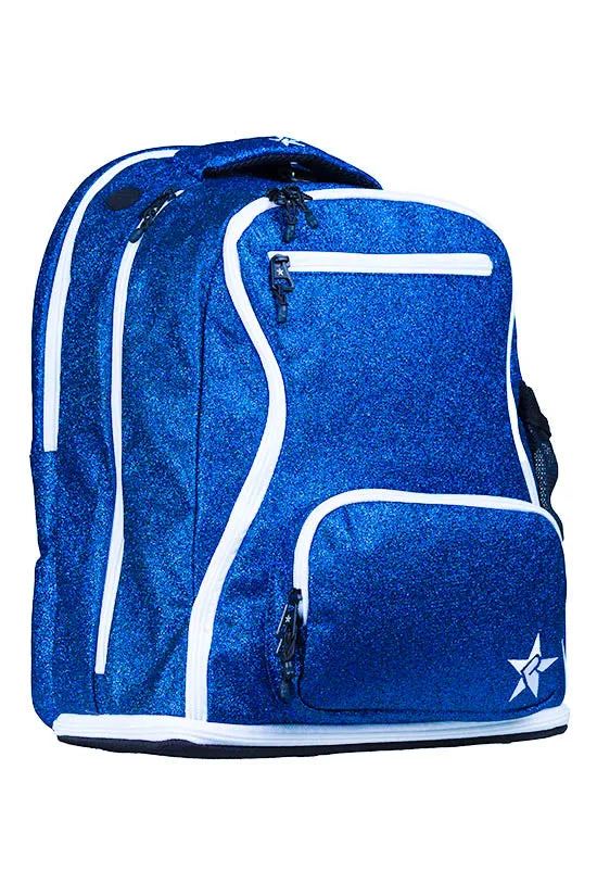 Royal Blue Rebel Dream Bag Plus with White Zipper