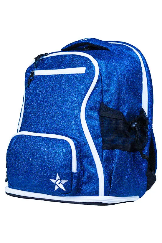 Royal Blue Rebel Dream Bag Plus with White Zipper