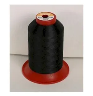 Serafil Threads - Black (Color Code 4000 - 850meter Size #8) - Threads for Shoes, Leather, Canvas and Upholstery Sewing