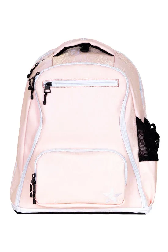 Shimmer In Silk Rebel Dream Bag With White Zipper