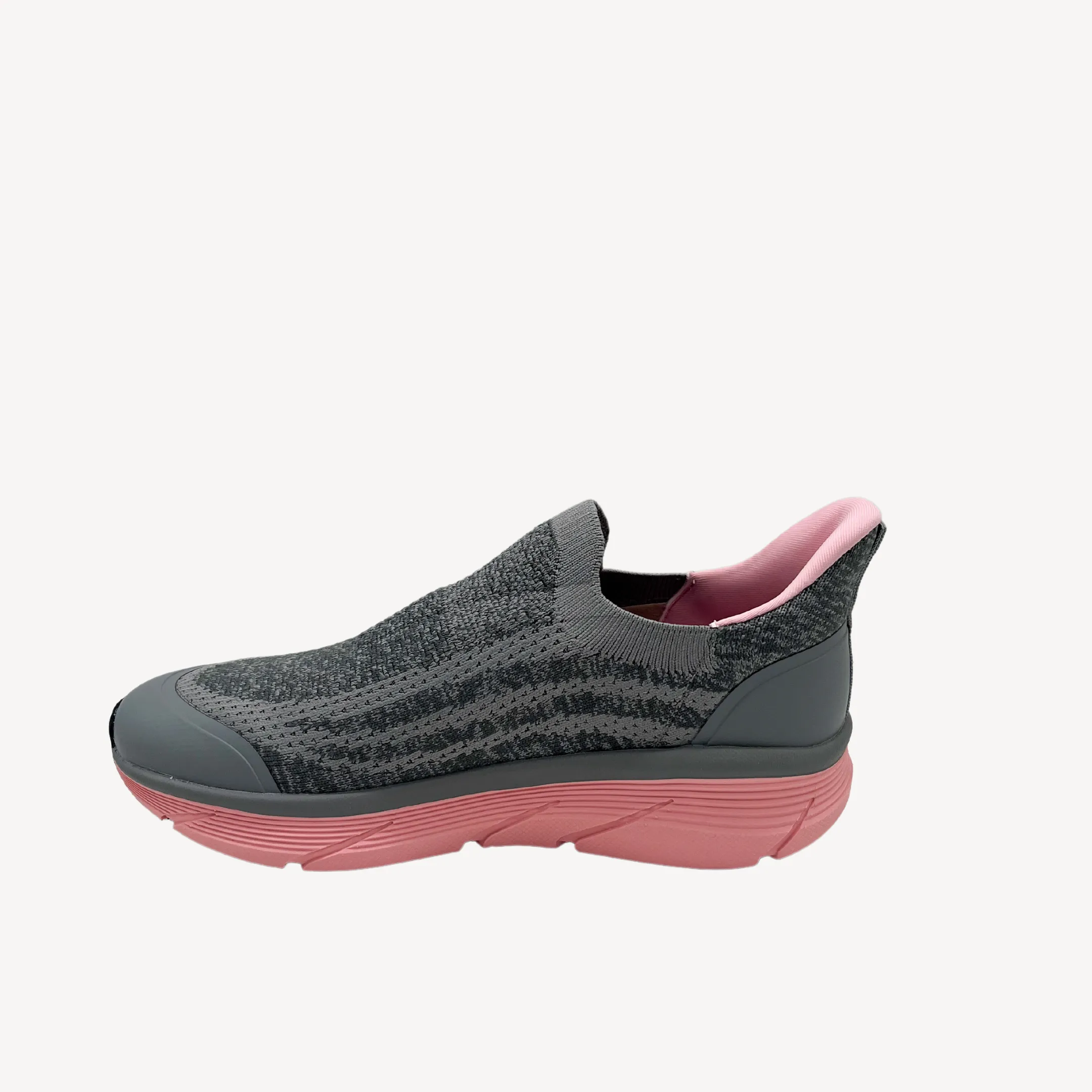 SJ Cushion Slip On Women Pink Grey