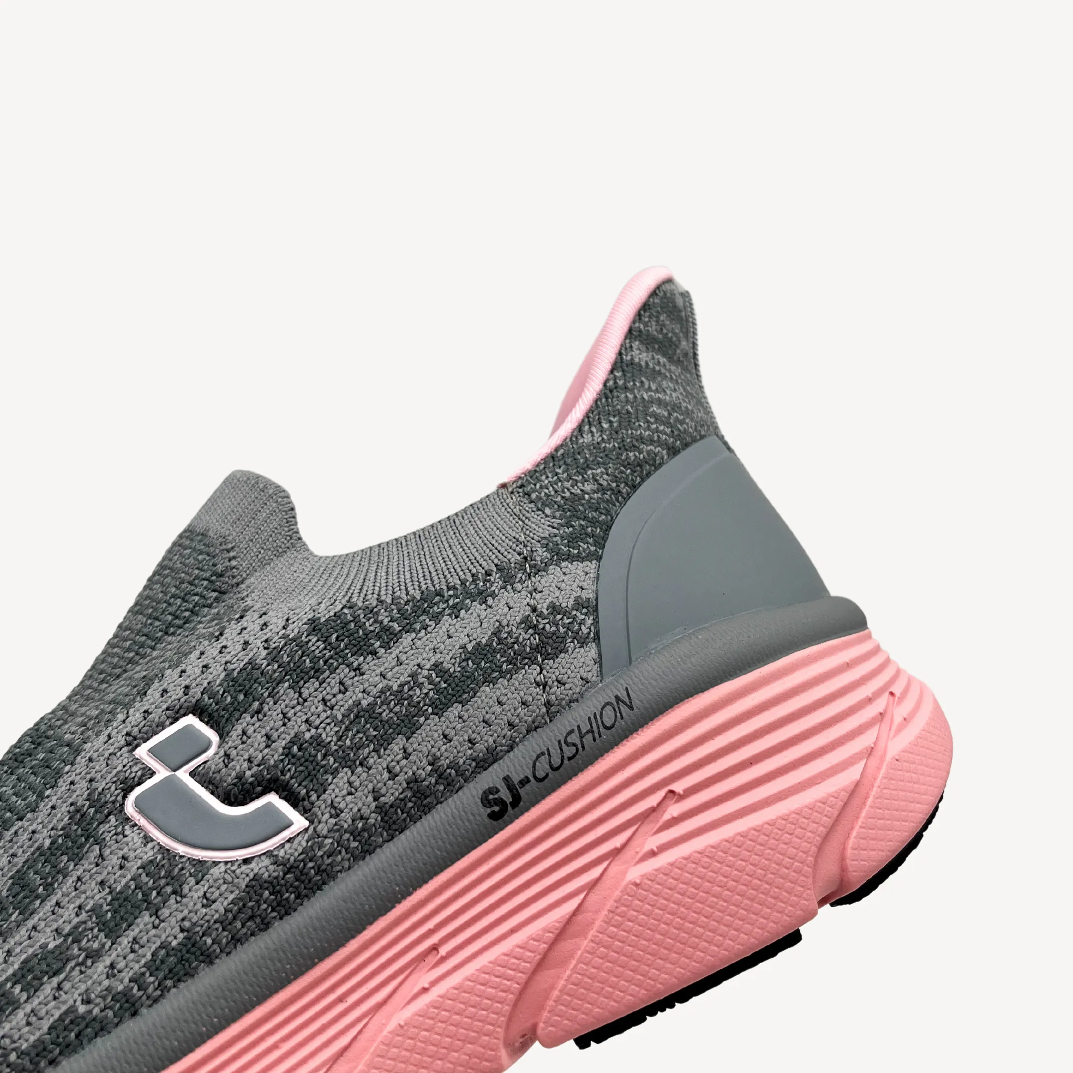 SJ Cushion Slip On Women Pink Grey