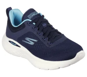 Skechers Women's Go Run Lite Sneakers- Navy/ Aqua