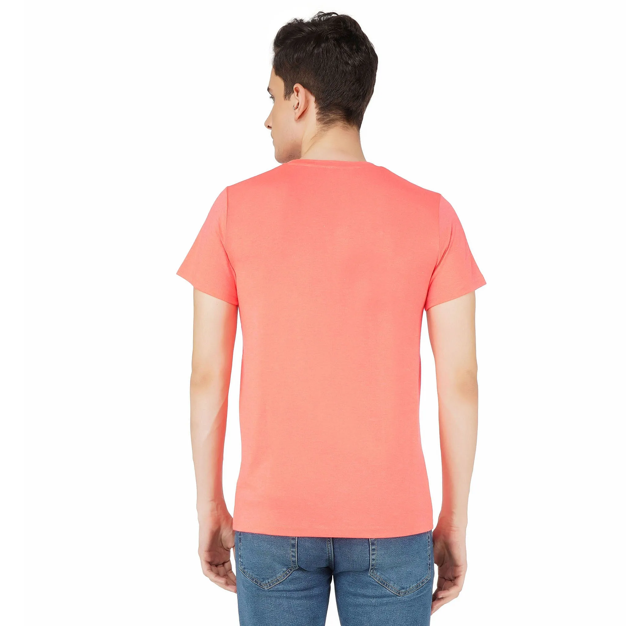 SLAY. Sport Men's Printed Neon Pink T-shirt