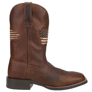 Sport All Country Patriotic Square Toe Cowboy Boots