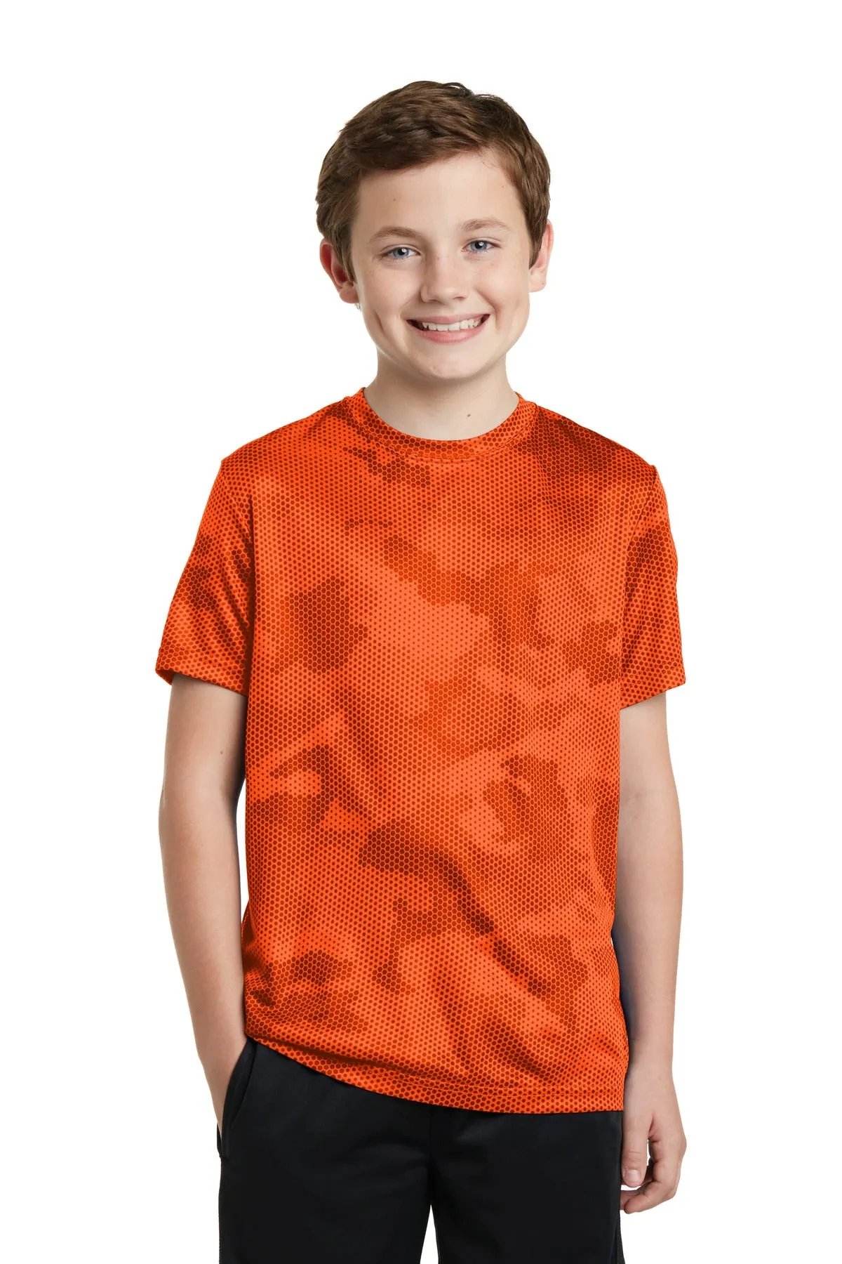 Sport-Tek® Youth CamoHex Tee. YST370