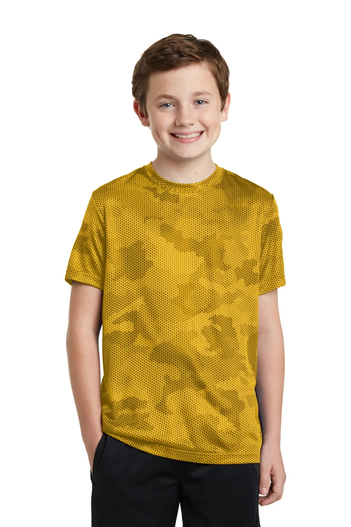 Sport-Tek® Youth CamoHex Tee. YST370