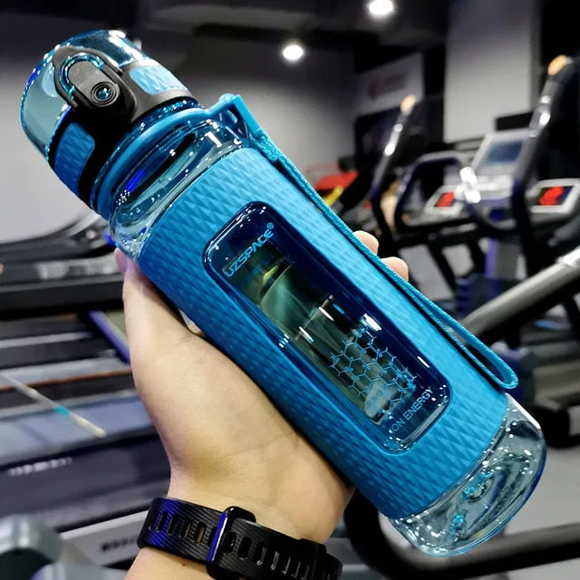 Sport Water Bottles Portable Gym anti fall Leak proof large Capacity fitness Kettle Tritan Plastic Drink bottle BPA Free