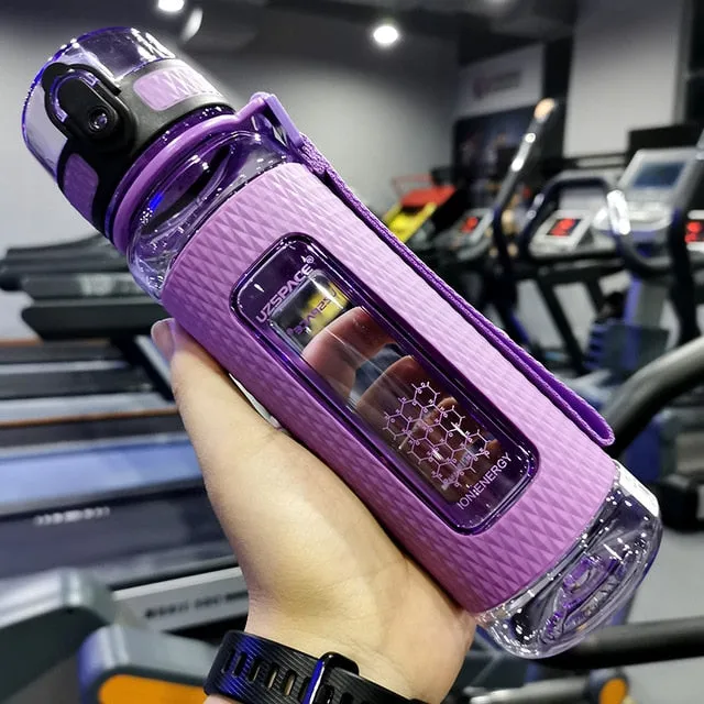 Sport Water Bottles Portable Gym anti fall Leak proof large Capacity fitness Kettle Tritan Plastic Drink bottle BPA Free