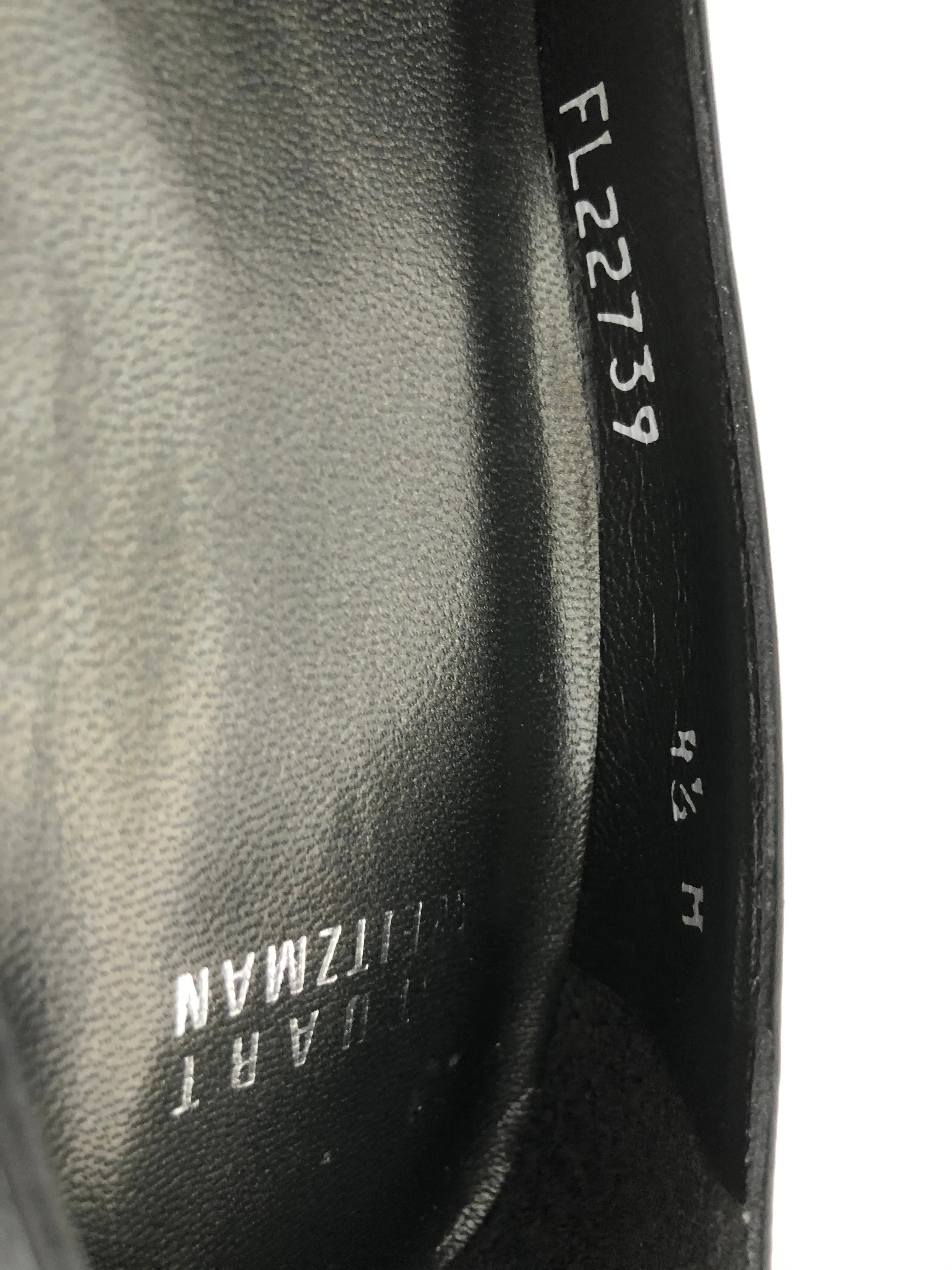 Stuart Weitzman Black Leather Heels Size 4.5 (NWT)