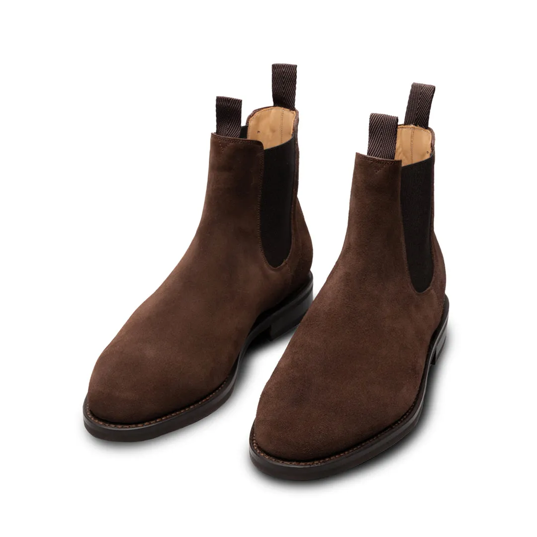 Suede Chelsea boots- Brown