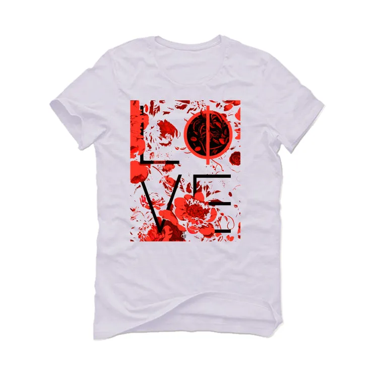 The Air Jordan 6 “Red Oreo” | ILLCURRENCY White T-Shirt (Love)