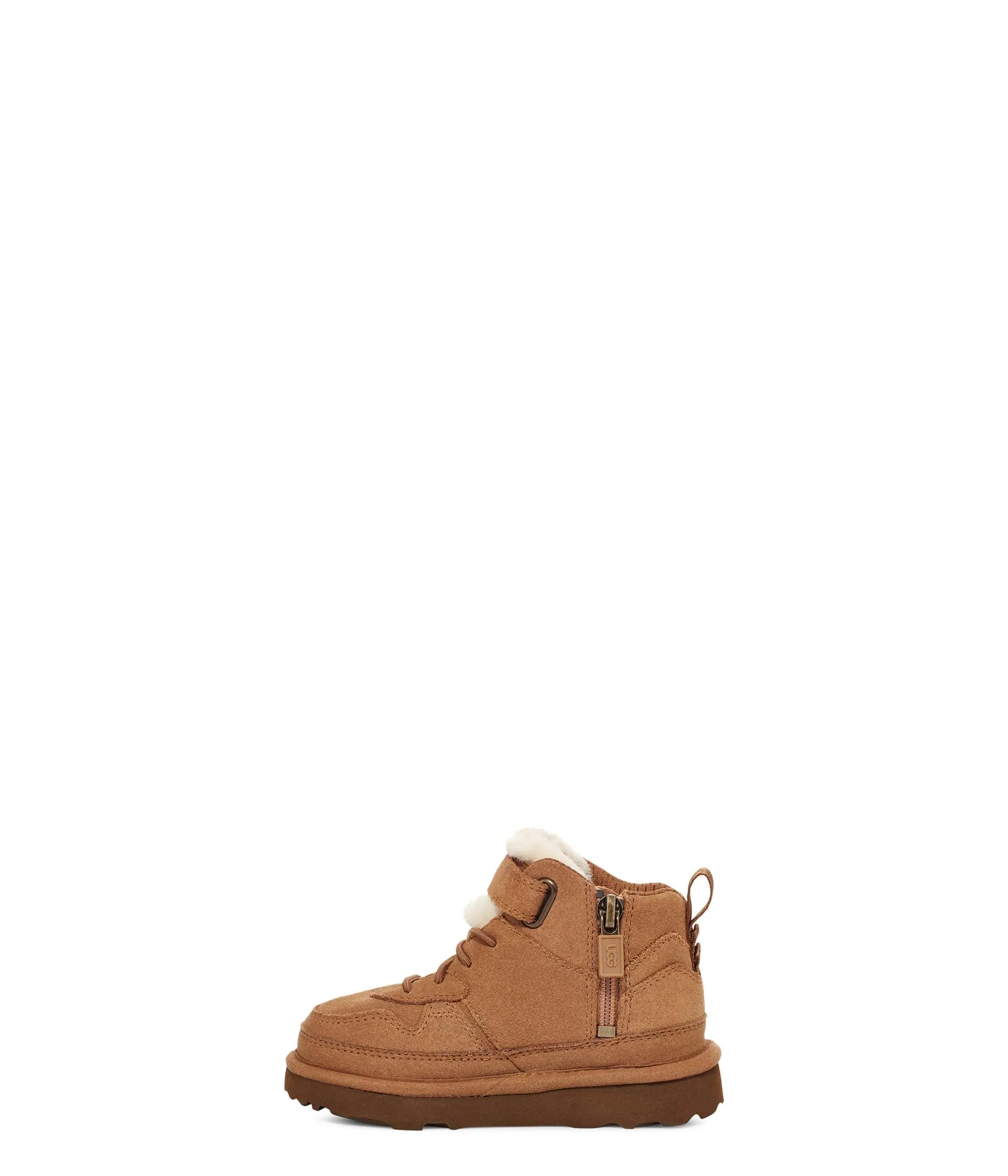 UGG Unisex-Child Highland Hi Heritage Sneaker, Chestnut Little Kid